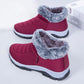 Winter Thickening and Velvet Snow Boots Women's Thick-soled Anti-skid Warm Waterproof Cotton Shoes One-step Short Boots