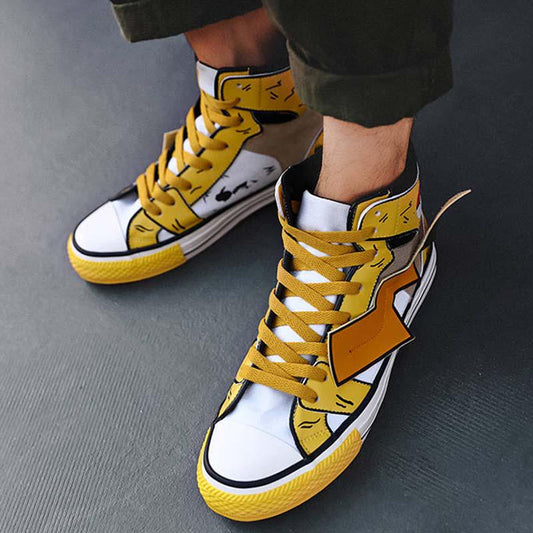 High Top Men Sneakers Comics Running Basketball Shoes Women Breathable Wear-resistant Canvas Shoeses