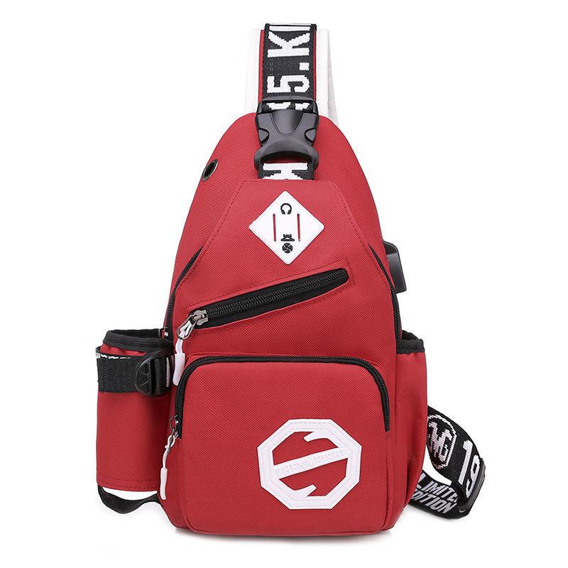 Casual Women's Bag Messenger Small Backpack Trendy Chest Bag Men's Multifunctional Couple Satchel