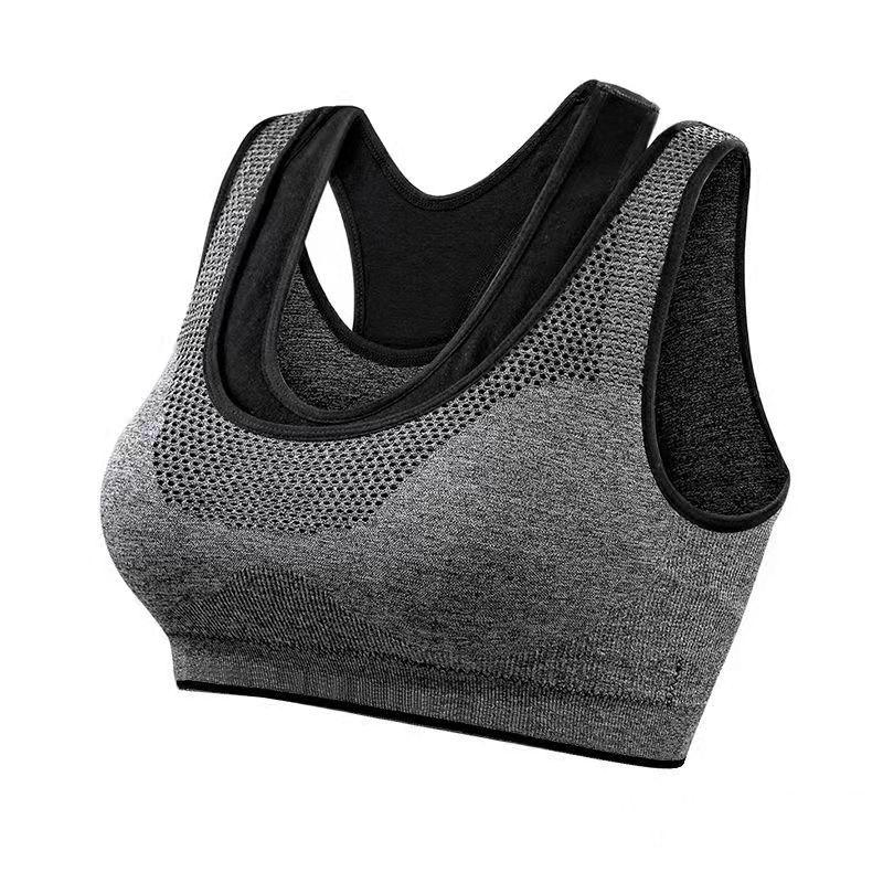 Women's Sports Underwear Gathered Anti-sagging Fitness Bra Running Shockproof Beauty Back Yoga Bra Vest