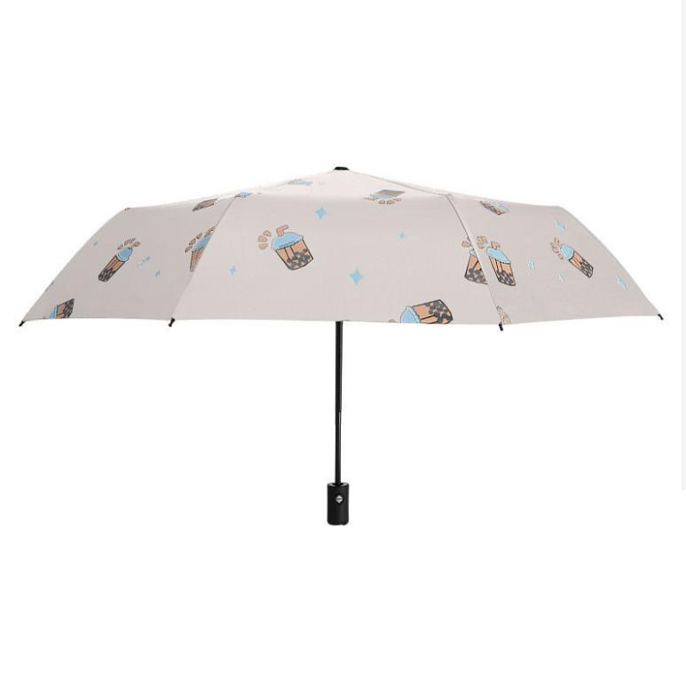 Fully Automatic Sunny Umbrella Dual-use Female Sun Umbrella Sunscreen Anti-ultraviolet Sunshade Folding Student High Value