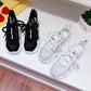 Spring  Summer Mesh Hollow Breathable Women's Shoes Flat Casual Sports Shoes Female Students Korean Wild Shoes
