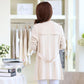 Spring and Autumn Knitted Cardigan Sweater Mid-length Versatile Solid Color Top Casual Simple Female Jacket