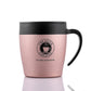 380ml Coffee Vacuum Cup Stainless Steel Vacuum Flask with Handle Cover and Stirring Spoon