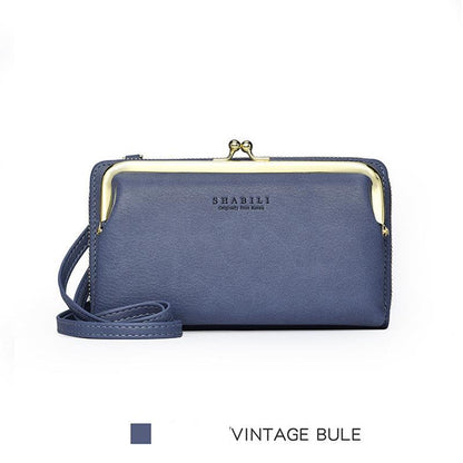 Mobile Phone Bag Women Diagonal Mini Bag Mobile Phone Bag Wallet Women Long Zipper Shoulder Bag All-match