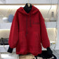 Thick Fake Two-piece Sweater Mid-length Loose Autumn and Winter Tops Fashion Casual Jacket