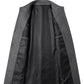 Men's Spring and Autumn Coat Men's Mid-length Woolen Solid Color Lapel Coat Men's Trench Coat
