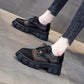 Hollow Mesh Single Shoes Women's Platform Platform Shoes  Thick Heels Korean Style Breathable Summer Casual Work Women's Shoes