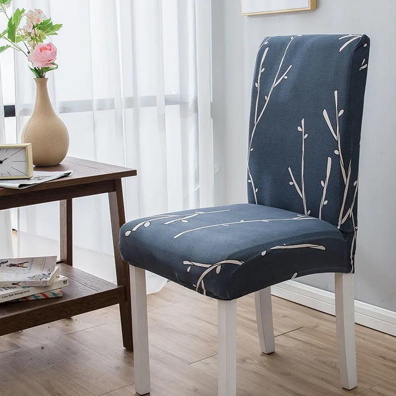 Dining Chair Cover Elastic All-inclusive Universal Chair Cover Chair Home Fabric Protective Cover Cover Decoration