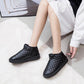 Snow Boots Women's Shoes Winter Mid-tube Women's Boots Cotton Shoes Plus Velvet Thickening Warm Flat Bottom Non-slip