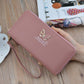 Fashion Lady Purses Wristlet Handbags Women Wallets Long Money Bag Zipper Coin Purse Pocket Cards Ho