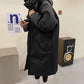 Down Jacket Winter Ladies Fashion Korean Thick Warm Hooded Mid-length Plus Size Cotton Jacket