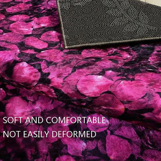 High-end 3D Golden Diamond Velvet Carpet Household Stair Mat Washable Antifouling Carpet  for Living Room