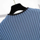 Spring and Autumn Dress Women 2021 All-match Slimming Base Dress Mid-length Fake Two-piece Knitted Dress