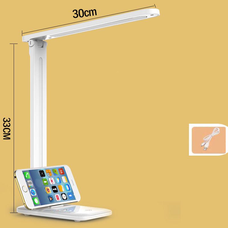 USB Rechargeable Dimmable Table Lamp  Eye Protection Reading Bedroom Bedside Lamp LED Night Light