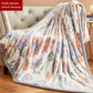 Coral Fleece Blanket Double-sided Plus Fleece Snowflake Fleece Blanket Towel Quilt Sofa Cover Blanket Nap Winter and Summer General