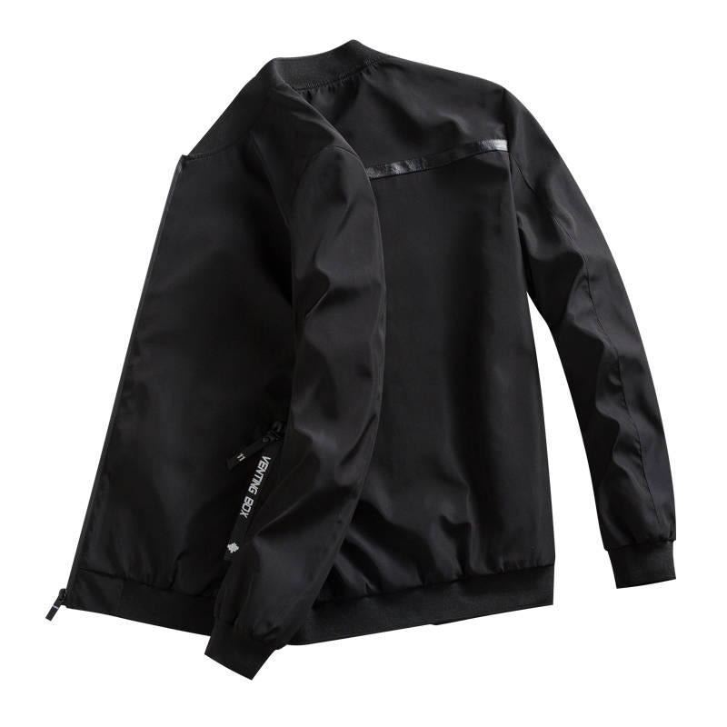 Men Baseball Jacket Coats Loose Luxury Pilot Jackets Men's Stand Collar Top Jacket Coat Man Outwear