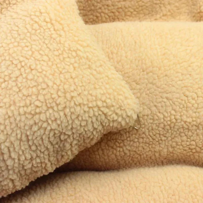 Removably and Washable Gold Husky Dog Mat Large and Medium-sized Dog Bed Cat Teddy Winter Warm Dog Nest