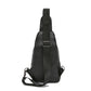 Fashion Chest Bag Men Black Waterproof Multi-pocket Crossbody Outdoor Sports Fitness Shoulder Bag