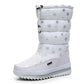 Winter Plus Velvet Snow Boots Women's Thick Tube Waterproof Non-slip Warm Cotton Shoes High-top Boots