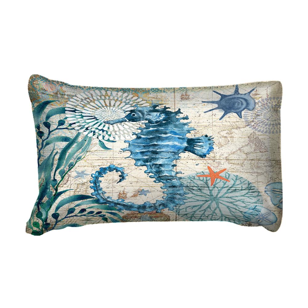 3pcs Seahorse 3D Ocean Bedding Set Duvet Cover Sets Twin Full Queen Size
