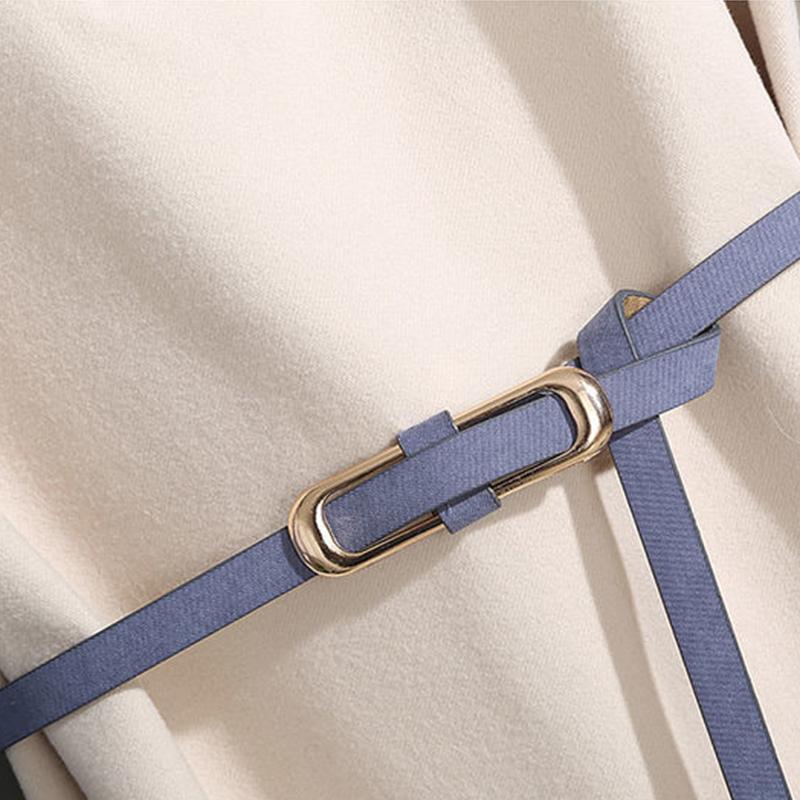 Two-piece Dress Women Early Autumn 2021 Long-sleeved Dress with Wood Ears Mid-length Waist-slimming Fake