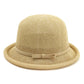 Straw Hat Women Beach Hat Lady Derby Wide Brim Summer Straw Cap