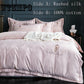 European Ice Silk Cotton Bed Four-piece Cotton Quilt Cover Summer Silk
