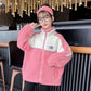 Girls' Jacket Autumn and Winter Clothes Korean Style Quilted Thick Warm Windproof Wool Sweater Top