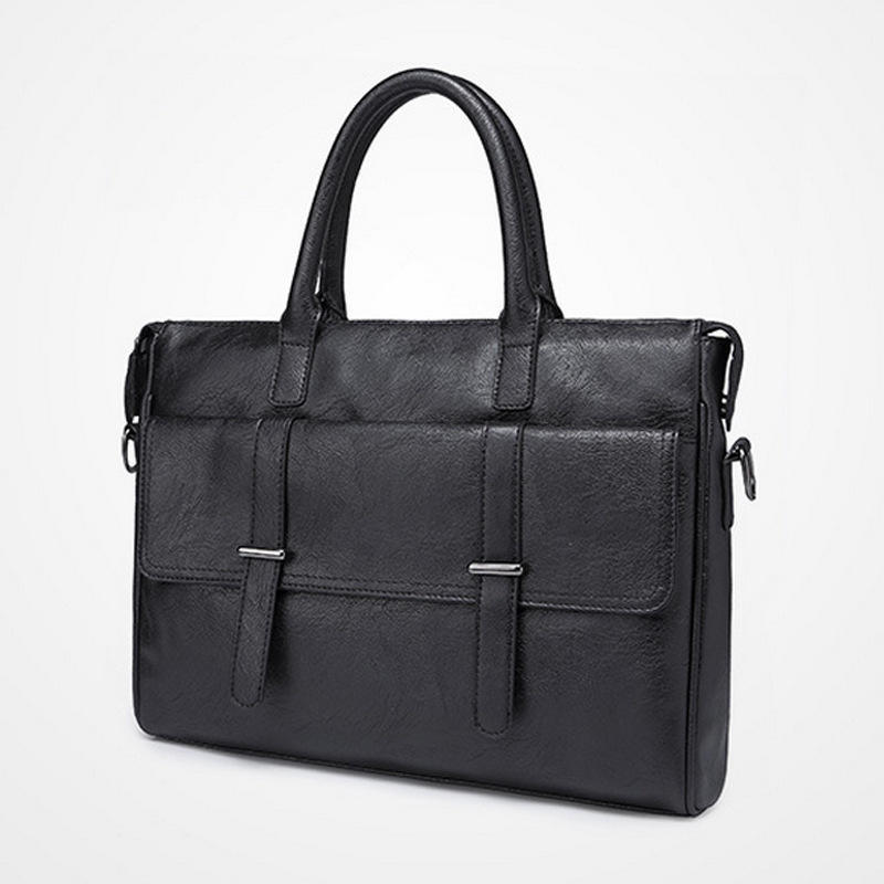 Business Briefcase Men Large Capacity Ipad Handbag Crossbody Bags Shoulder Computer Bag