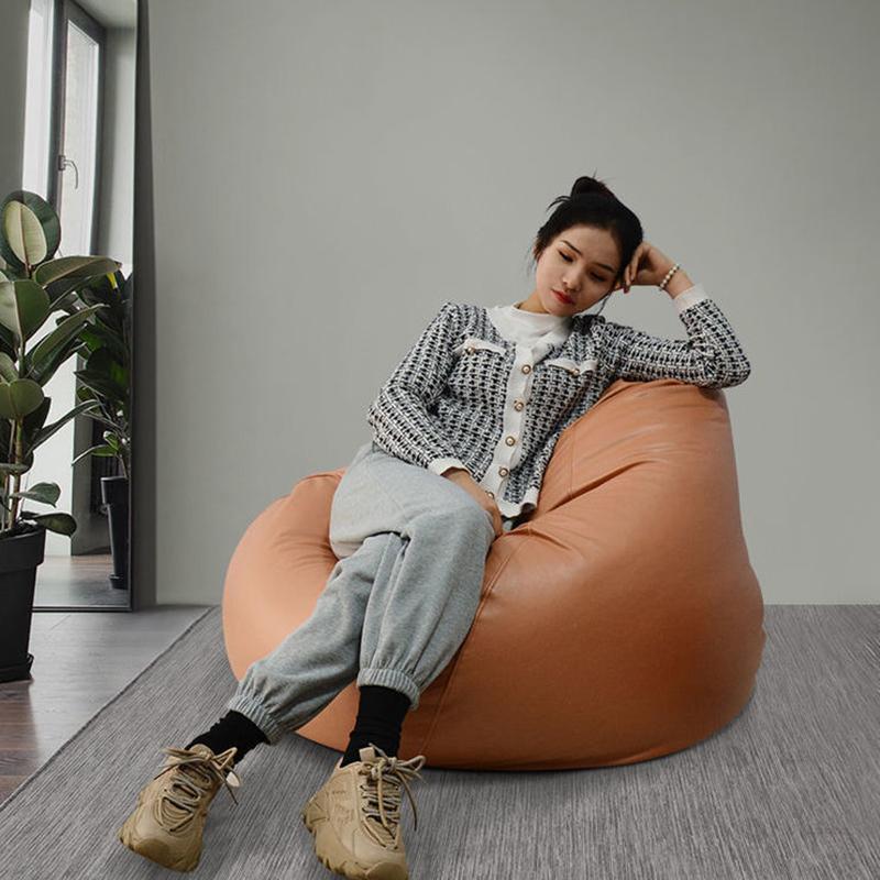 EPS Filler Lightweight Comfortable PU Sofa Single Child Chair Baby Sleeping Gaming Sofa  Bedroom Balcony Patio Tatami Living Room Furniture