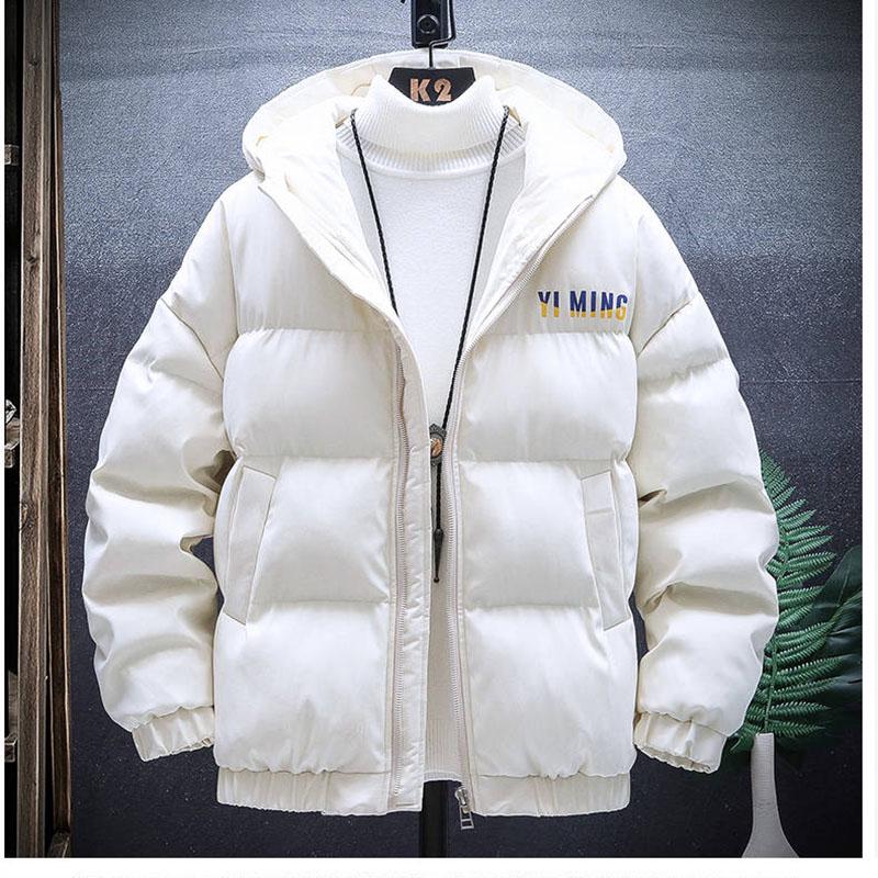 Parka Casual Classic Winter Jacket Men's Warm Padded Hooded Overcoat Outerwear Young Man Jacket