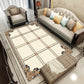 Household Square Floor Mats Marble Pattern Bedroom Bedside Blanket European Style Living Room Carpet