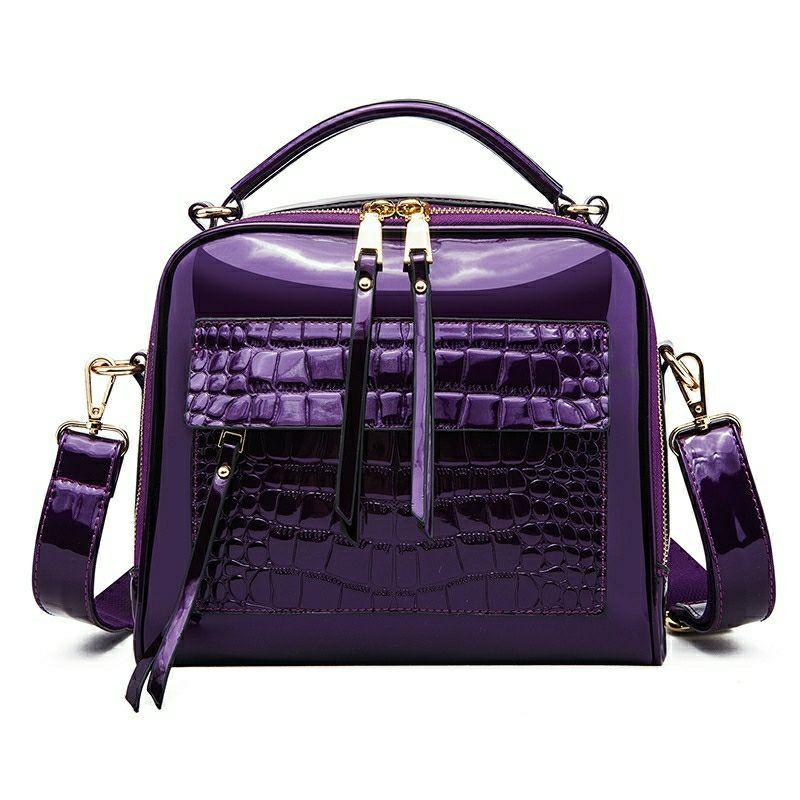 Women Leather Handbags Bag Women Crocodile Tote Female Crossbody Shoulder Bags Brand Women's