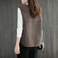 Fur One-piece Vest Women's Autumn and Winter Solid Color All-match Short Casual Fashion Jacket