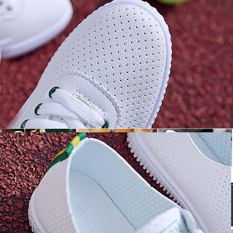 Women's Soft-soled Non-slip Flat Driving Shoes Breathable White Shoes