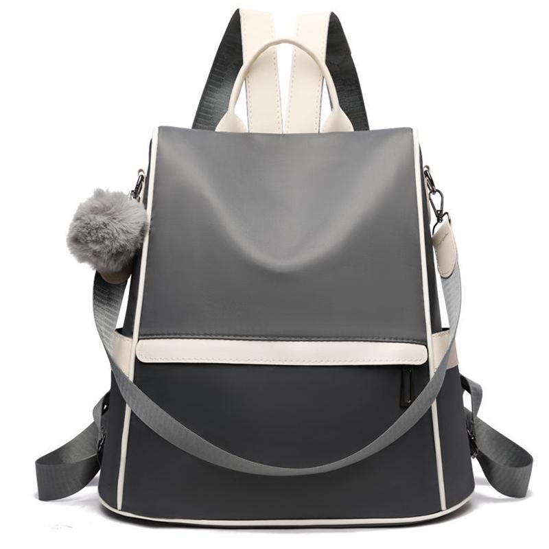 Oxford Canvas Backpack Girls Trendy Fashion All-match Travel School Bag Ladies Backpack