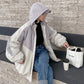 Winter Color Matching Cotton Clothes Oversize Women's Trendy Bread Clothes Korean Style Loose Ins Hong Kong Style Jacket Students