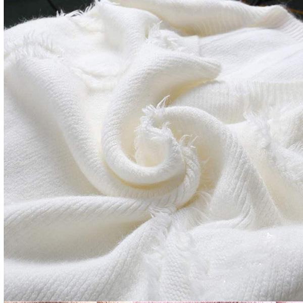 Spring and Autumn Loose Fashion Blouse Student V-neck Knitted Pullover Sweater Women