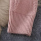 Autumn and Winter Light Mature Style Women's Knitted Pullover Sweater + High-waist Loose Wide-leg Pants Two-piece Suit