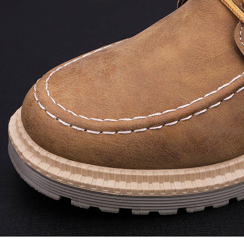 Winter Man Martin Boots High Top Tooling Boots Autumn Chelsea Boots Casual Platform Men's Shoes