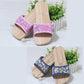 Wooden Slippers Women Clogs Men and Women Couple Models Sandals Bottom Indoor Bathroom Wooden Shoes