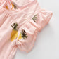 Girls' T-shirts Summer Clothes Girls Half Sleeves Children's Clothes Western Style Children's Shirts Cotton Tops