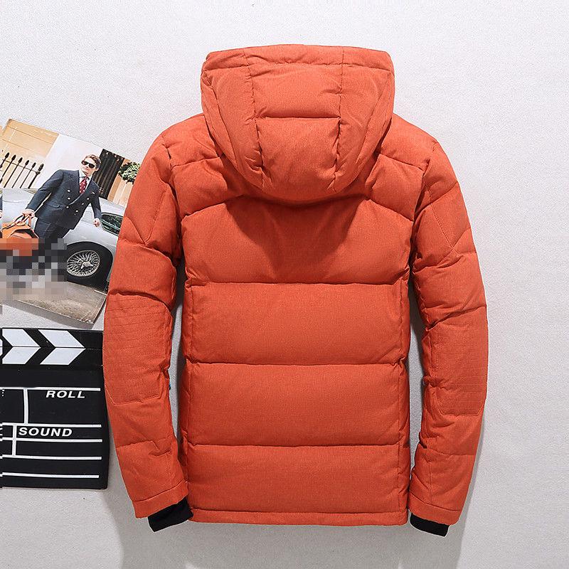 Men's Outdoor Hiking Jacket Hooded Jacket Duck Down Jacket Thick Windproof Ski Sports