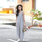 Girls' Bib Summer Children's Sling Jumpsuit Korean Version of Summer Girls Loose Pants