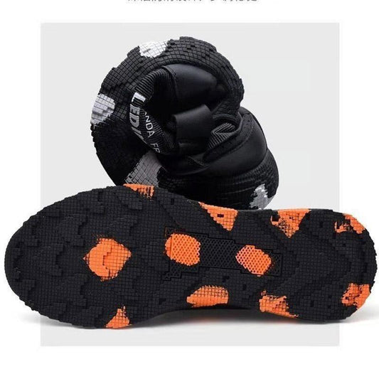 Men's Spring and Summer Sports Mesh Shoes Non-slip Wear-resistant Running Shoes Leisure Travel All-match Sandals