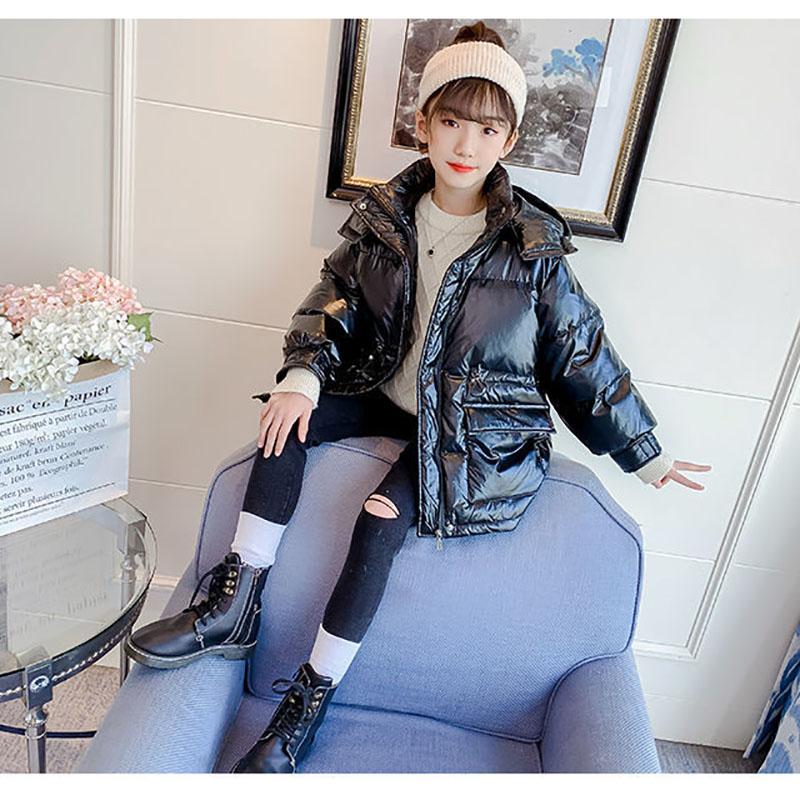Girls' Disposable Down Padded Jacket Winter Korean Style Padded Jacket Winter Clothes Warm and Windproof Padded Coat