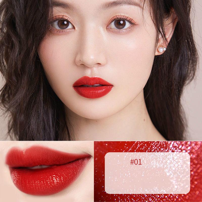 Matte lipstick sexy red waterproof lipstick Non-stick cup naked bullet lipstick lipstick women