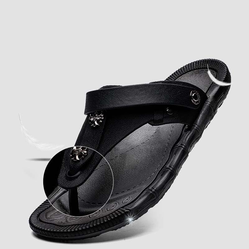 Summer Sandals Men's Outer Wear Men's Beach Shoes Non-slip Sandals and Slippers Wear-resistant Flip-flops Men