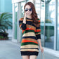 Fashion Trend Korean Version of The Plus Size Base Skirt In The Autumn and Winter Mid-length Plus Velvet Thick Long-sleeved Dress